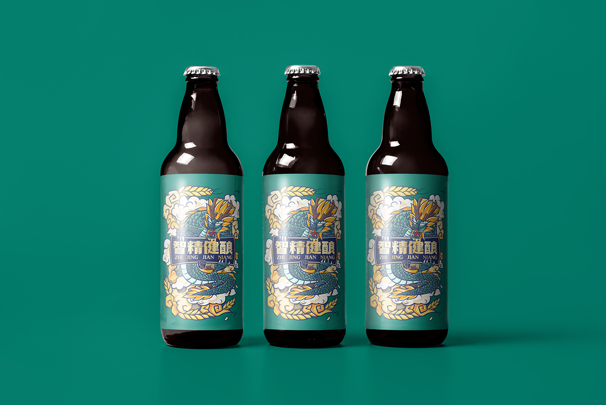 精�啤酒品牌logo�O�-啤酒包�b�O�及品牌�O�-智精健�包�b�O�